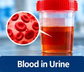 Blood in urine